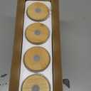 DWTS DANWEITESI Glass Cups with Lids and Straws 4 pcs,16oz Drinking Glasses Set for Coffee Bar Accessories,Iced Coffee Cups with Lids,Matcha Cup Glass Tumbler Reusable for Gifts (Blank Transparent Color)