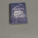 Inspirational Spiral Notebook Be Your Own Sparkle 2Pcs Lined Spiral Journal Motivational Friendship Gift Encouragement Lined Notebook(Spiral-2Pcs OWN Sparkle)