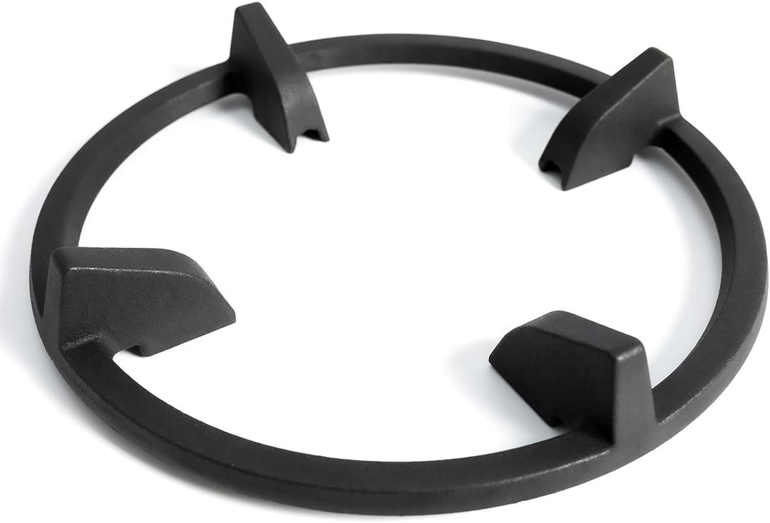 Wok Ring, Replacement Parts Cast Iron Wok Support Ring for Gas Stove Burner Grate Samsung, GE, Kitchenaid, LG, Whirlpool, Frigidaire, Kenmore Etc Gas Stove Stand Rack Accessories