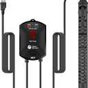 AquaMiracle Aquarium Heater Fish Tank Heater 800W with Dry-Run/Overheating Protection and Memory Function, External Thermostat with LED Digital Display, for Tanks 120-160 Gallons