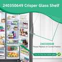 240350649 Glass Shelf Replacement for Frigidaire Shelf Replacement 17"x15" Fits for Frigidaire Crosley Replacement Shelves Fridge Glass Shelf Replacement Parts