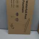 2025 Upgrade Height Pool Fountain for Above Gound and Inground Pools, Adjustable Pool Sprinkler Fountain, Whale Tail Pool Waterfall, Cooling & Relaxation Swimming Pool Accessories