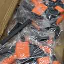 HORUSDY 8-Pack Bar Clamps for Woodworking, 12" and 6" Bar Clamps, Wood Working Clamp Sets, Quick Clamps F Clamp with 150 LBS Load Limit (8-Pack Wood Clamps) (Orange)