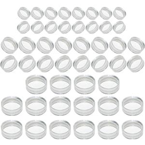TERDEWE 48pcs Clear Sphere Stand, Ball Stand Holder Rings - Round Acrylic Plastic Display for Golf, Baseball, Softball, Tennis, Spheres, Marbles, Collection - 3 Sizes