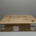 Farmhouse Record Player Stand, 3 Tier End Table, Turntable Stand with Vinyl Record Storage, Wood Record Holder Cabinet Dispaly Shelf for Living Room,Bedroom,Office,Antique White