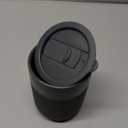 W&P Porter Travel Coffee Mug with Protective Silicone Sleeve | 12 Ounce Charcoal | Reusable Cup for Coffee or Tea | Portable Ceramic Mug with BPA-Free Press-Fit Lid | Dishwasher Safe | On-the-Go