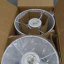 Sucolite Small 11.8" Table Lamps Set of 2, Bedside Nightstand Lamps for Bedroom Kids Room, Cute Desk Lamps with Studded Texture Base for Reading Nursery Living Room Office, White