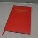Watersay Used Car Red Record Book Police Book 8-3/4 Inch x 13-1/3 Inch Used Car Log for Dealerships Inventory Management Title Processing Auction Records Auto Tracking