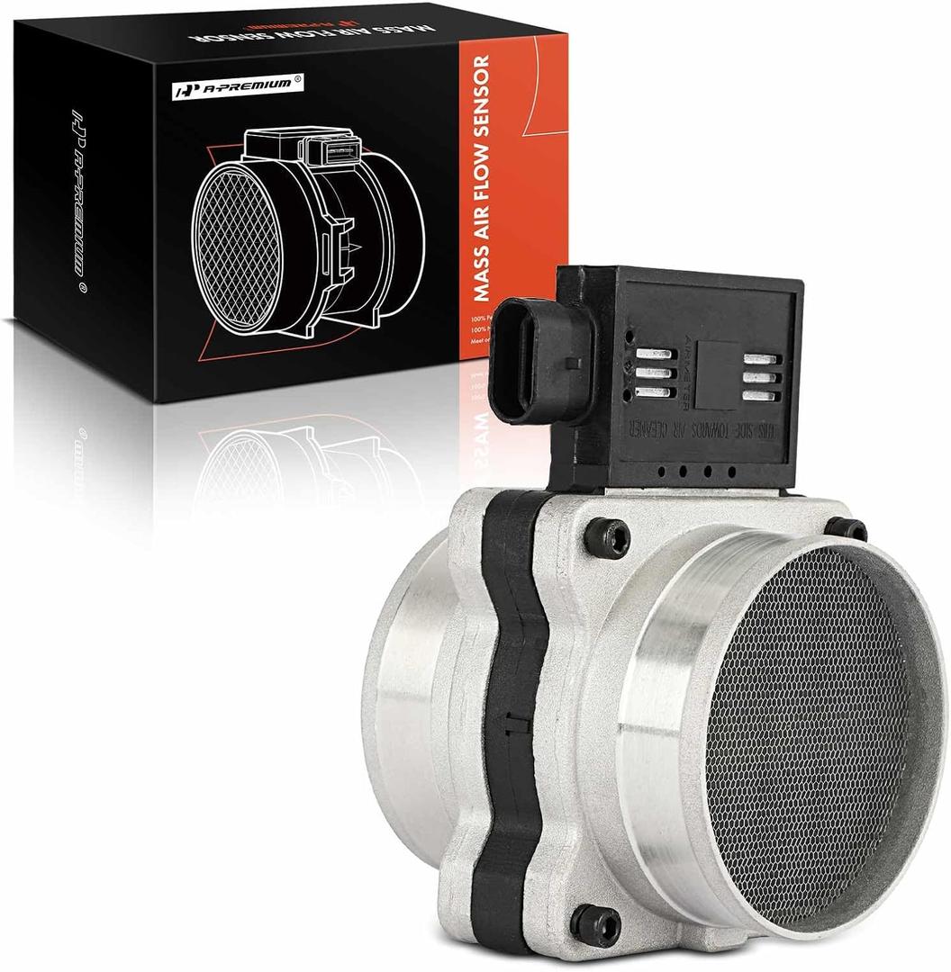 A-Premium Mass Air Flow Sensor Meter MAF Compatible with Chevrolet Impala 1994-2005, Malibu 1997-2003 & GMC Jimmy 1996-2002 & Oldsmobile, Pontiac, Isuzu, Replace for# 25180303