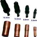 2 x Copper Pipe Swaging Tool Bit 1/2" (13.2mm)