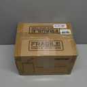 16 Oz Drinking Glasses with Bamboo Lids and Glass Straw - 6 Pcs Glass Cups Beer Ice Coffee Glasses Cute Aesthetic Cup Great for Coffee Bar Accessories Include 2 Cleaning Brushes