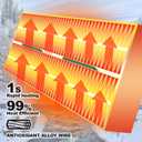 12v 200W Car Heater, Portable Car Heater and Defroster, Windshield Defogger, 12 Volt That Plugs Into Cigarette Lighter (Black)