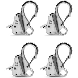 Quick Release Boat Fender Clip Boat Bumper Clip (Silver)