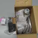 Brushed Nickel Shower Heads Handheld with On Off Switch,8-Mode High Pressure Shower Wand with 79In Stainless Steel Hose&Bracket PLUS Low-Reach Adhesive Wall Mount Holder for Kids&Elderly