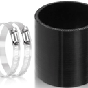 3inch (76mm) ID Straight Coupler Silicone Hose with 2Pcs tainless Steel T-Bolt Clamp for Turb