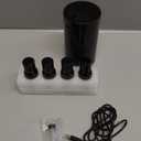 Airversa Waterless Essential Oil Diffuser Starter Kit with 4 x 10mL Hotel Scent Fragrance Oil, Battery Operated Mini Scent Air Machine Portable Diffuser for Home Car Office, AN8 Kit Black