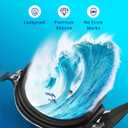 Aegend Swim Goggles, Swimming Goggles No Leaking Full Protection Adult Men Women Youth (Black Clear)