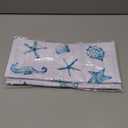 Kitchen Towels for Women-Funny Joked Starfish Seahorse Scallop Ocean Themed Absorbent Microfiber Bar Tea Towel, for Mom Birthday Christmas-Blue 16" x 24”