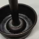 iDesign Metal Toothbrush Holder - Bathroom Cup for Bathroom Organization, The Olivia Collection - 3.25" x 3.25" x 5", Bronze