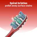 Colgate 360 Advanced Whitening Medium Toothbrush Pack, 4 Adult Medium Toothbrushes with Cheek and Tongue Cleaner, Helps Clean Your Teeth, Tongue, Cheeks, and Gums, 4 Pack