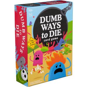 Spin Master Games, Dumb Ways to Die, The Viral Meme Card Game from YouTube and TikTok, Survival Strategy Fun, 2-5 Players, for Ages 12 & Up (Multicolor)