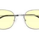 Prospek AURA Oversized Blue Light Blocking Glasses - Clear Lens for Office & Meetings - Daytime Computer Gaming Eyewear 9am-6pm - Reduce Eye Strain Headaches - Professional Style Women