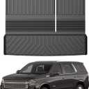 Mixsuper Cargo Liner for Tahoe 2015-2020, Trunk Mat for Tahoe Accessories All Weather Cargo Mat Rear Trunk Liner Black