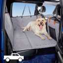 Dog Back Seat Extender - Non Inflatable Car Bed Mattress Pet Seat Covers for Trucks (Gray)