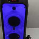 Karaoke Machine with 2 Wireless Microphones, Big Bluetooth Party Speaker with 500W Peak Power for Adults, PA System with Rolling Wheels and Trolley, Perfect for Outdoor, Home Party, Gatherings