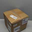 Ceramic Plant Pot - 8 Inch Planter for Indoor Outdoor Plants, Round Flower Pots with Drainage and Tray, Home Office Decor, Orange