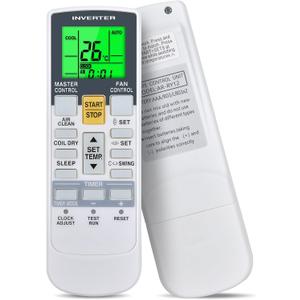 New AC Remote Control Replacement for Fujitsu Air Conditioner AR-RAH2UASU18RLF ASU18RLXS ASU24RLF ASU24RLXS ASU30RLX AUU12RLF (Display in Fahrenheit Only-not Have The Unit of Celsius)