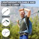 60" Snake Tongs Collapsible Grabber, Professional Reptile Snake Catcher Wide Jaw Handling Tool, Stainless Steel Snake Hook