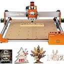 FoxAlien Masuter Pro 3-Axis CNC Router Machine, Beginner Hobby Engraving Machine All-Metal Structure for Wood Acrylic MDF Nylon Routing Milling Carving