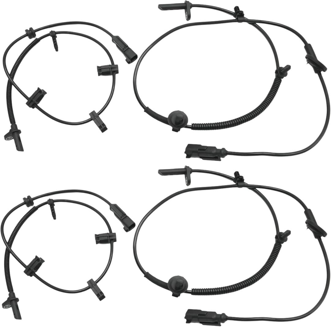 4Pcs 22951116 22739727 ABS Wheel Speed Sensor, Replacement for Buick, Replacement for Chevrolet, Replacement for GMC, Replaces ALS1754 10391044