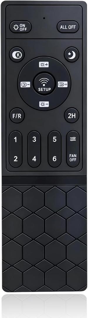 Replacement Remote Control for Ceiling Fan with Lights, Compatible with ADH-CFL02 CFL04 CFL05 CFL06 CF07 CF08 CFL09 CFL10 CFL11 CFL12, Remote Only