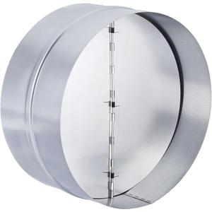 PATIKIL Backdraft Damper, 10 Inch, Ducting Hose Airflow Insert Backflow Preventer Shutter, One-Way Draft Stopper for Kitchen Bathroom Exhaust Vent Fans