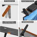 Soundbar Mount, No Drilling Steel TV Top Shelf Fits Most of Sound Bars Up to 15 Lbs, Universal Sound Bar TV Mount Bracket, Sound Bar Stand Compatible with Samsung, Sony, LG,Bose, 33.8x4.7inch