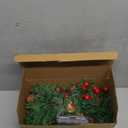 Christmas Garland with Lights, 6 FT Battery Operated Garland with 60 LED Lights, Timer, Lighted Garland with Berries Pine Cones for Mantle Stairs Railing Home Xmas Decoration Indoor