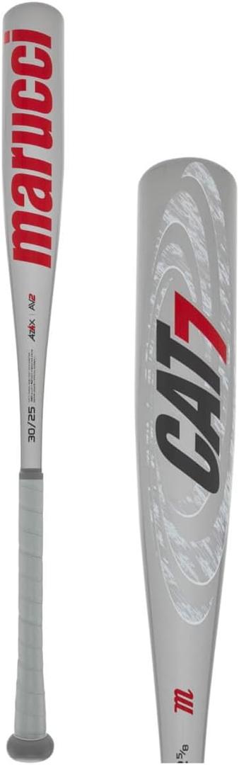 Marucci CAT7 Silver USSSA Senior League Baseball Bat (31"/ 26 oz)