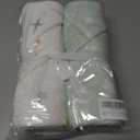 Mooreeke 2 Pack Toddler Towels - 100% Cotton Toddler Hooded Towels - Soft Baby Bath Towel with Hood for Newborn - Comfort Towel for Baby Girls and Boys - Animal Shaped (Flower & Star)