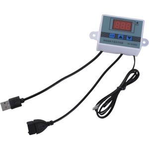 CHENZILIN USB 5V Three Button Temperature Controller Intelligent Control Power Cable for Cooling Fan and Blowers Up to 50W