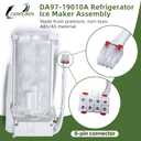 DA97-19010A Refrigerator Ice Maker Assembly Compatible with Samsung DA97-19010A Ice Maker Replaces 4961644 AP6804571 EAP12707599 PS12707599 ASM814812 PD00069731 R4D8083-05 SWAA016B02