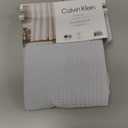 Calvin Klein - Fabric Shower Curtain, Luxury Cotton Blend Bathroom Decor with 12 Button Holes (Waffle Solid Blue, 70" x 72")