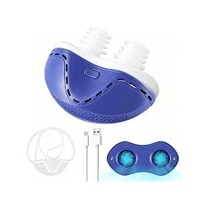Anti Snoring Device - Mini SleepApnea Devices - Variable Anti Snoring Aid - Upgraded StopSnoring Solution - Suitable for All Nose Shapes - Blue - K14
