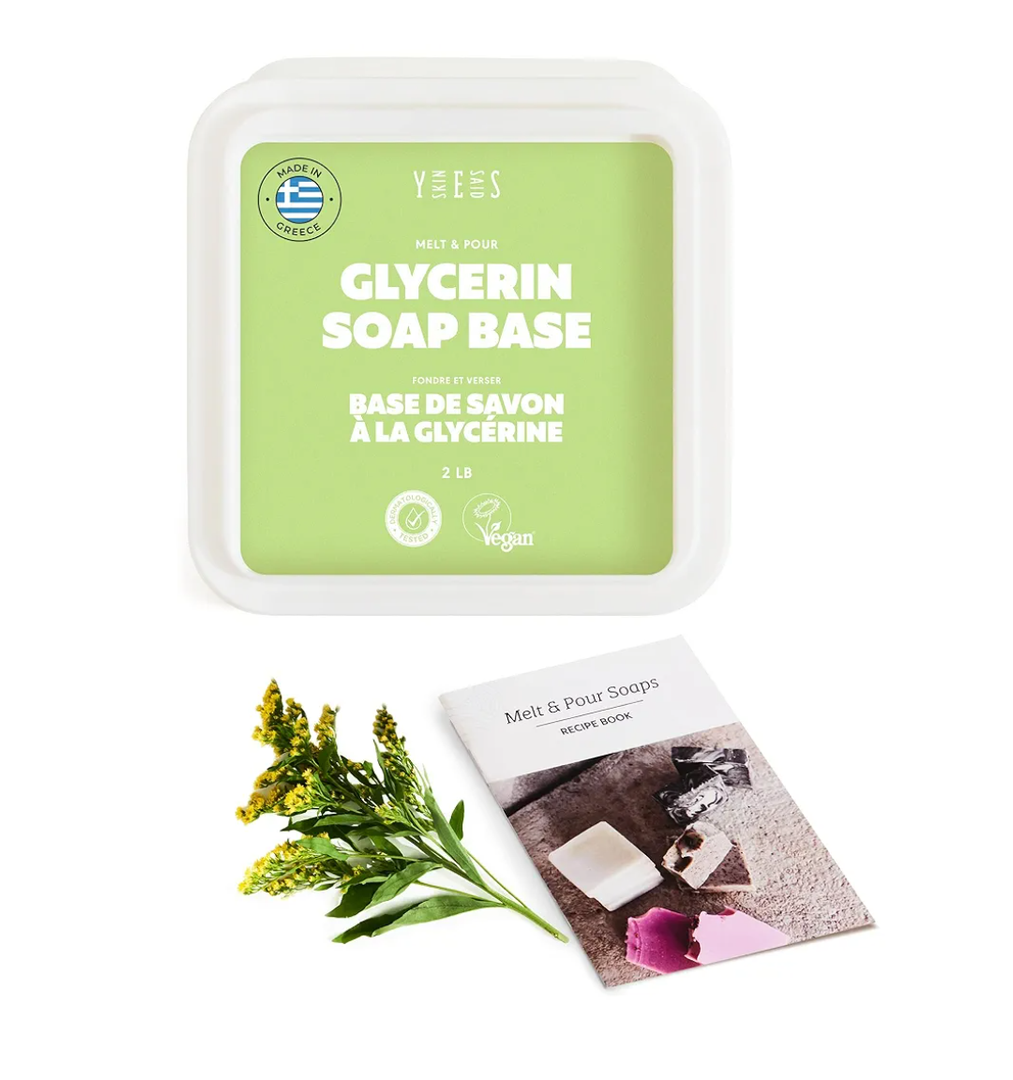 2Lb Clear Glycerin Soap Base - Melt and Pour Soap Making Supplies - Glicerina para Hacer Jabones - Organic Without SLS/SLES, All Natural - Perfect for DIY Projects