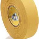 Howies Hockey Tape - 1 Pack Cloth Stick Tape - Multiple Color Options - Strong, Long-Lasting Grip for Hockey Stick, Lacrosse and Baseball (Yellow)