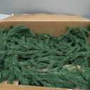 Hananona 2 Pcs 6 Ft Artificial Norfolk Pine Garlands, Real Touch Winter Pine Garland, Green Artificial Greenery Garland for Table, Mantle, Wall, Indoor, Outdoor Christmas Decorations (2, 6 FT)