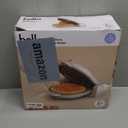 bella Flip-n-Store Waffle Maker with EverGood Ceramic Nonstick Coating, Fits-anywhere Kitchenware, Power Indicator Light, Cool Touch Handle & Cord Wrap, 7 Wide & 1" Deep Plates, 1000 Watt, Oatmilk