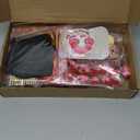 UMEELR 28 Pack Stationery Gift Set, Include Pencil Eraser Sharpener Ruler Stamper Foam Sticker Greeting Card for Kids School Classroom Prize