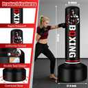 Heavy Punching Bag for Adults Teens, 70" Freestanding Punching Bag with Stand Kickboxing Bags, Women Men Heavy Boxing Bag for Beginners Training MMA Karate Muay Thai Fitness